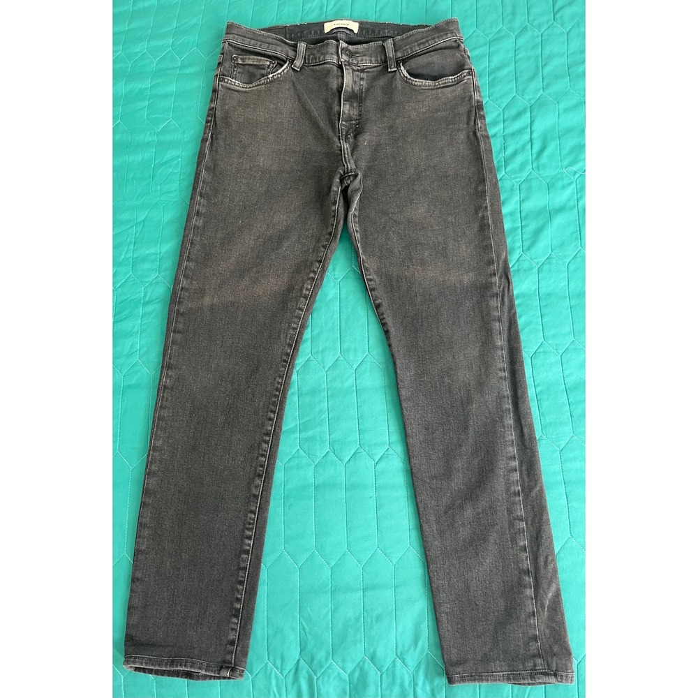 BALDWIN KANSAS CITY MENS DISTRESSED JEANS FADED BLACK SIZE 31
